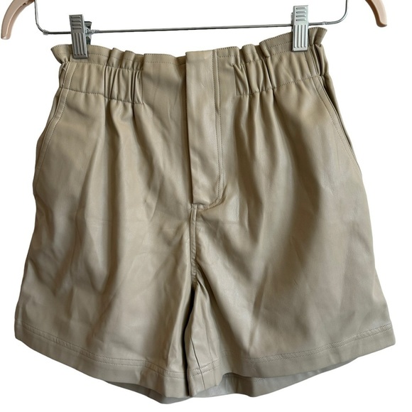 Modern Citizen Kipp Paperbag Short In Sand, Size S - Picture 5 of 10